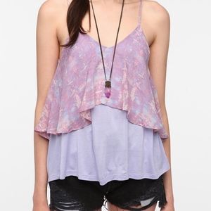 Sparkle & Fade | Purple Double Layer Cami